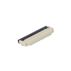 Pitch 1.00mm H2.0mm卧贴前掀盖下接触 FPC